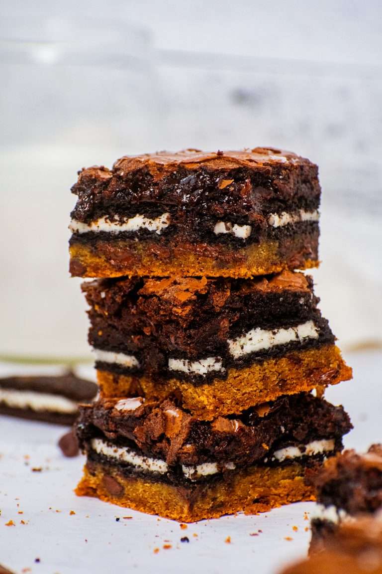 Slutty Brownies (Cookie Oreo Brownie Bars)