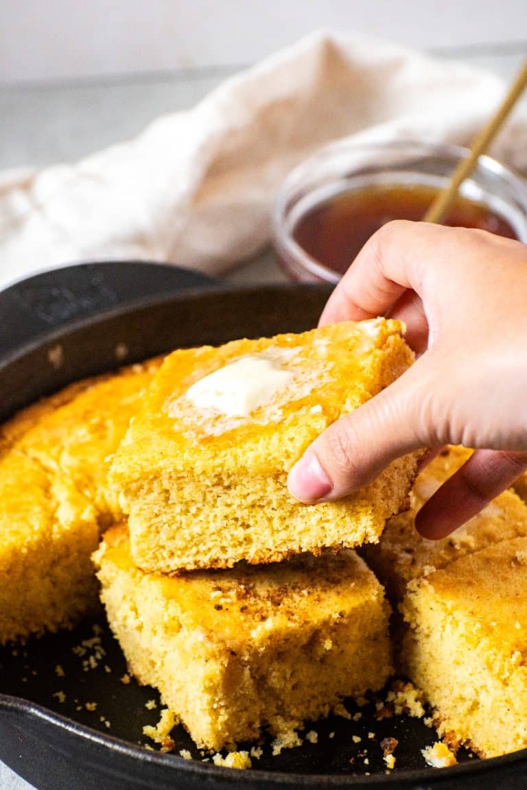 Honey Butter Cornbread (Moist, Buttery & Easy Southern Recipe)