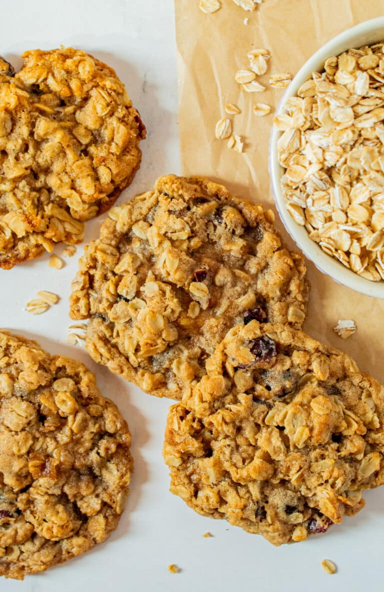 Oatmeal Cranberry Cookies (Soft, Chewy & Easy)
